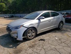 Salvage cars for sale from Copart Austell, GA: 2019 Hyundai Elantra SEL