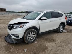 Salvage cars for sale at Kansas City, KS auction: 2015 Honda CR-V EX