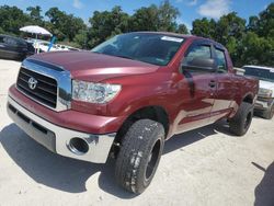 Salvage cars for sale from Copart Ocala, FL: 2009 Toyota Tundra Double Cab