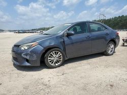 Salvage cars for sale from Copart Greenwell Springs, LA: 2015 Toyota Corolla L