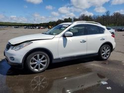 Salvage cars for sale at Brookhaven, NY auction: 2011 Infiniti EX35 Base