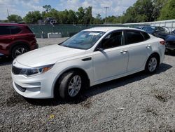 Salvage cars for sale from Copart Riverview, FL: 2017 KIA Optima LX