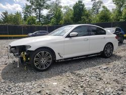 Salvage cars for sale at Waldorf, MD auction: 2018 BMW 540 XI