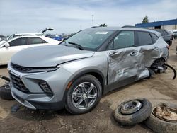 Salvage cars for sale at Woodhaven, MI auction: 2024 Chevrolet Blazer 3LT