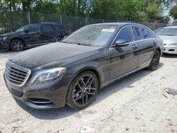 Salvage cars for sale at Cicero, IN auction: 2017 Mercedes-Benz S 550 4matic