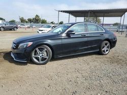 Mercedes-Benz salvage cars for sale: 2015 Mercedes-Benz C 300 4matic