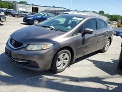 Salvage cars for sale at auction: 2014 Honda Civic LX