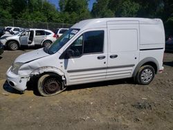 Salvage trucks for sale at Waldorf, MD auction: 2013 Ford Transit Connect XLT