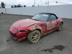Salvage cars for sale at auction: 2016 Mazda MX-5 Miata Grand Touring