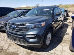 Salvage cars for sale from Copart Woodhaven, MI: 2023 Ford Explorer XLT