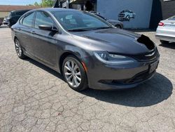 Salvage cars for sale at Dyer, IN auction: 2015 Chrysler 200 S
