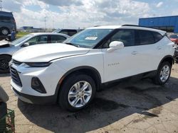 Salvage cars for sale from Copart Woodhaven, MI: 2022 Chevrolet Blazer 2LT