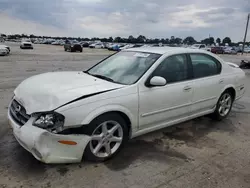 Salvage cars for sale at Sikeston, MO auction: 2002 Nissan Maxima GLE