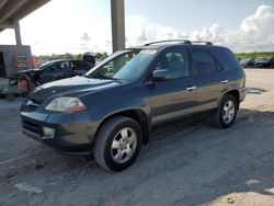 Salvage cars for sale from Copart West Palm Beach, FL: 2003 Acura MDX