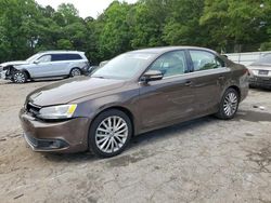 Salvage cars for sale at Austell, GA auction: 2012 Volkswagen Jetta SEL