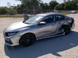 Salvage cars for sale from Copart Fort Pierce, FL: 2020 Honda Civic SI