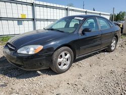 Salvage cars for sale at Lansing, MI auction: 2002 Ford Taurus SES