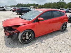 Salvage cars for sale at Houston, TX auction: 2017 Ford Focus ST