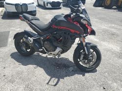 Salvage motorcycles for sale at Miami, FL auction: 2016 Ducati Multistrad