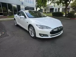 Salvage cars for sale at Antelope, CA auction: 2013 Tesla Model S