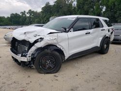 Salvage cars for sale from Copart Ocala, FL: 2022 Ford Explorer Police Interceptor