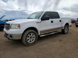 Salvage cars for sale at Brighton, CO auction: 2008 Ford F150 Supercrew