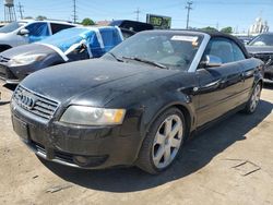 Salvage cars for sale at Chicago Heights, IL auction: 2004 Audi S4 Quattro Cabriolet