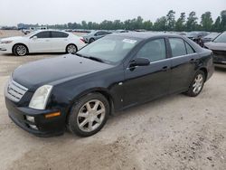 Salvage cars for sale at Houston, TX auction: 2007 Cadillac STS