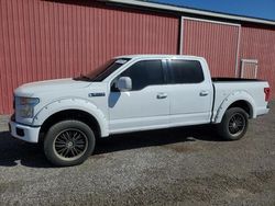 Salvage cars for sale from Copart Ontario Auction, ON: 2015 Ford F150 Supercrew