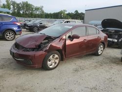 Honda salvage cars for sale: 2015 Honda Civic LX