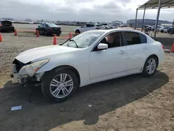 Salvage cars for sale at San Diego, CA auction: 2012 Infiniti G37 Base