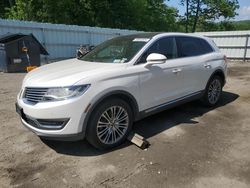 Salvage cars for sale at Center Rutland, VT auction: 2016 Lincoln MKX Reserve