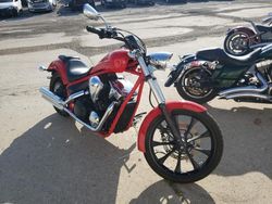 Salvage motorcycles for sale at Woodhaven, MI auction: 2013 Honda VT1300 CX