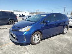 Salvage cars for sale at Sun Valley, CA auction: 2015 Toyota Prius V