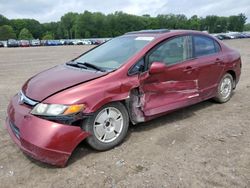 Honda Civic ex salvage cars for sale: 2007 Honda Civic EX