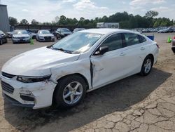 Chevrolet Malibu ls salvage cars for sale: 2017 Chevrolet Malibu LS