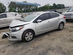 Salvage cars for sale at Spartanburg, SC auction: 2015 KIA Forte LX