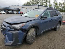 Salvage cars for sale from Copart Arlington, WA: 2023 Subaru Outback Premium