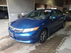 Salvage cars for sale at Sandston, VA auction: 2012 Honda Civic LX