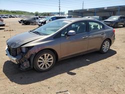 Salvage cars for sale at Colorado Springs, CO auction: 2012 Honda Civic EX