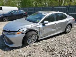 Salvage cars for sale from Copart Candia, NH: 2019 Toyota Camry Hybrid