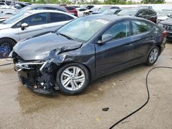 Salvage cars for sale at Bridgeton, MO auction: 2020 Hyundai Elantra SEL