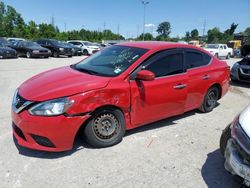 Salvage cars for sale at Cahokia Heights, IL auction: 2017 Nissan Sentra S