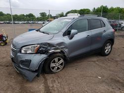 Vehiculos salvage en venta de Copart Chalfont, PA: 2015 Chevrolet Trax 1LT