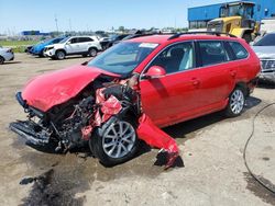 Salvage cars for sale at Woodhaven, MI auction: 2012 Volkswagen Jetta S