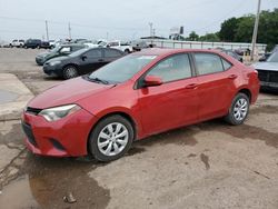 Salvage cars for sale from Copart Oklahoma City, OK: 2014 Toyota Corolla L