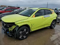 Salvage cars for sale at Grand Prairie, TX auction: 2024 Hyundai Kona SEL