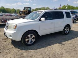 Salvage cars for sale at East Granby, CT auction: 2010 Honda Pilot EXL