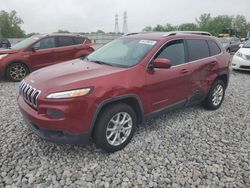 Salvage cars for sale at Barberton, OH auction: 2015 Jeep Cherokee Latitude