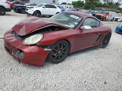 Salvage cars for sale at Opa Locka, FL auction: 2008 Porsche Cayman S
